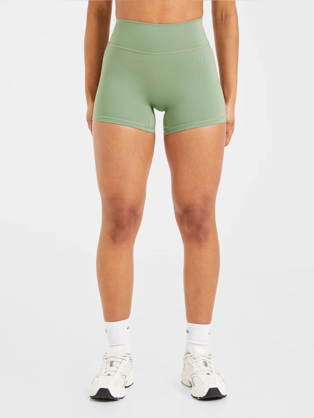 NWT Aybl Women’s Staple Shorts Color Olive Green